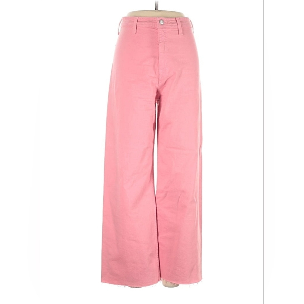 pistola Pink Wide Leg Flare Jeans